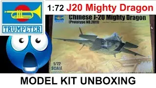 J20 Mighty Dragon  | 1:72 Trumpeter Scale model unboxing
