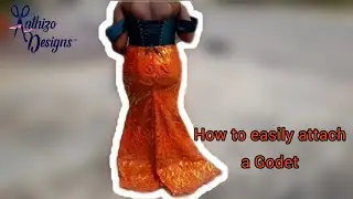 How to attach a Godet/Train to a skirt