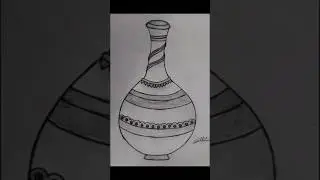How to Draw a Surahi !! Surahi Drawing Step by step, Pencil sketch for beginner 👍😊 by Subhi jaiswal