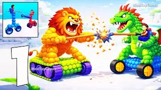 Draw Joust &ndash; Gameplay Walkthrough &ndash; Draw, Build & Battle Crazy Vehicles (iOS, Android)