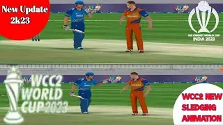 Wcc2 New Sledging Animation | Wcc2 World Cup 2023-24