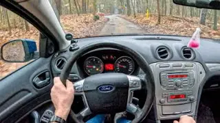 2009 Ford Mondeo Mk4 | 1.8 TDCi 125 HP | POV Test Drive #2646 | wheel Rogue 