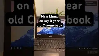 Установка новой версии Linux на мой школьный Chromebook 2017 года #tech #linux #chromebook #techt...