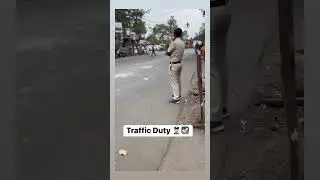 West Bengal Police Traffic Duty 👮🏻&zwj;♂️😊☑️ #wbp #army #police #duty #traffic