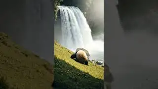#DreamScreenAI #youtubeshorts #ai #shorts #youtube #cutepanda #panda #pqnda #waterfall