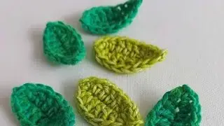 Learn to chrochet a leaf easily in Odia language #crochetleaf#creativity#crochet#diy#woolencraft