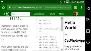 Basic HTML and HTML5 [part 6]: Comment out HTML