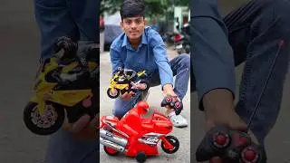 🎮Unboxing and Testing RC Bike Toy Remote control 🏍️ #unboxing #toys #shorts