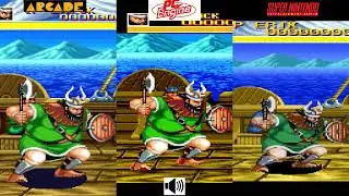 World Heroes 2 Erik Arcade VS PC Engine VS SNES Console VS Console