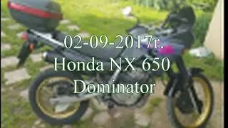 20170902 Honda NX 650 Dominator. Test camera F60 F60R.