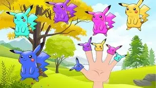 Pikachu Finger Family | Pikachu Singing Finger Family Song