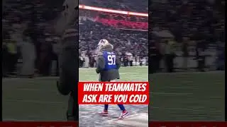 When teammates : Ask Are you cold?