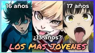 TOP 10 JUGADORES MAS JOVENES DE BLUE LOCK⚽️🐤