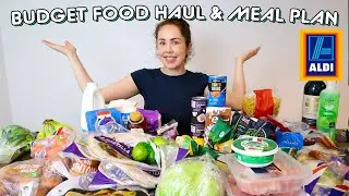 BUDGET ALDI FOOD HAUL WITH PRICES AND FAMILY MEAL PLAN | February 2024