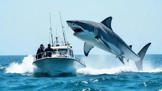 Sharks Vs Boats | Massive Sharks Boats Encounter