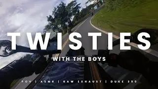 Riding with the boys | POV | ASMR | LEOVINCE DECAT EXHAUST | DUKE 390 | DOMINAR 400 | HD ROADKING