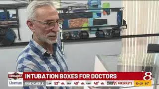 Business making intubation boxes for doctors
