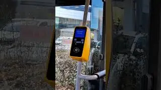 THIS MACHINE IS WHERE YOU TAP YOUR BUS CARD OR ATM CARD FOR PAYMENT #shorts #information #publicbus