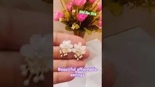 Beautiful affordable earings#flowers #meeshojewel #meesho #lovely #gift