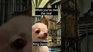 When King David met the one😏