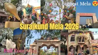 Surajkund Mela 2026 Full Vlog | Handicrafts, Food & Fun | Aashna Vlogs