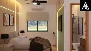 Clean & Airy Small Bedroom Design Idea (4x4 Meters Only)