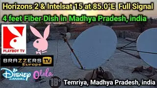 Horizon 85&deg;E Full Signal 4 feet Fiber Dish in Madhya Pradesh, india