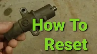 How To Collapse and Reset a Hydraulic Timing Belt  Tensioner