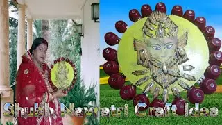 DIY Durga Maa Wall Hanging | Recycled Art with Matchsticks & spoons | Festive Decor Idea
