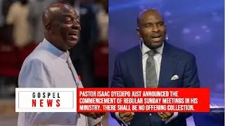 PASTOR ISAAC OYEDEPO HAS JUST ANNOUNCED THE COMMENCEMENT OF REGULAR SUNDAY MEETINGS IN HIS MINISTRY