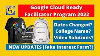 [IMP Update] Google Cloud Ready Facilitator Program 2022 registration | Solutions | Course Intern