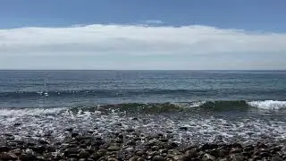 Calm sea waves of Denmark - 1hr in 4K 60fps HD - Relaxing Natural Sounds only
