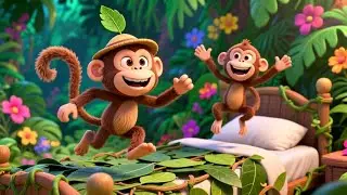 10 Monitos Saltando 🎵 | Baby Songs en Español | Canciones Infantiles para Niños y Bebés