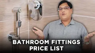 Must have bathroom fittings | Shower, taps, flush tanks prices | Luxury bathroom