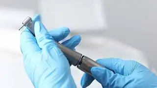 AZDENT 1:1 Low Speed Push Button Contra Angle Handpiece Internal Spray