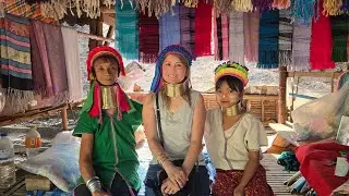 LONG NECK VILLAGE IN PAI MAE HONG SON| #thailandvlogs #mien