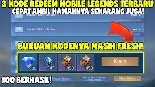 3 KODE REDEEM ML HARI INI APRIL 2022 | NEW REDEEM CODE MOBILE LEGEND TODAY 100% WORK!