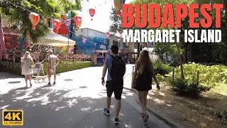 Margaret Island Budapest Hungary 🇭🇺 | Bike Tour 4k