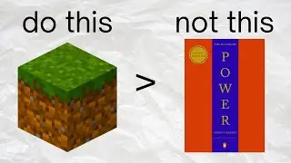 Minecraft is literally the best self-improvement hack.