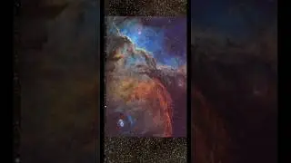 Space Fight! Dragons of Ara (Nebulae NGC 6188 & 6164)#shorts