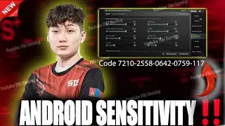 New Best Sensitivity Settings For Pubg Mobile 2023 | New STE ACTION Sensitivity and Control 5 Finger