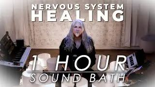 Nervous System Healing Sound Bath | 1 Hour Singing Bowl Meditation | Calm | Relax | Sleep Music
