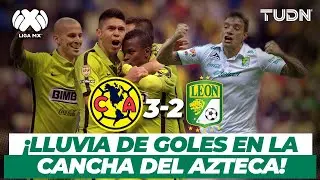 &iexcl;Lluvia de goles! Am&eacute;rica derrota a Le&oacute;n en un partidazo | Am&eacute;rica 3-2 Le&oacute;n - CL2015 | TUDN