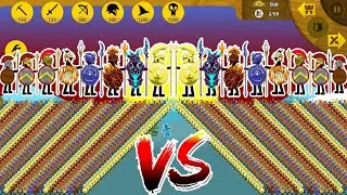 999 ARMY EVOLUTION SPEARTON VS 999 ARMY LV1 TO LV100 | STICK WAR LEGACY | KASUBUKTQ