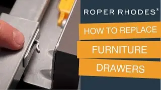 How to remove and replace bathroom furniture drawers from Roper Rhodes