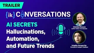 AI Unveiled: From Hallucinations to the Automation Revolution | IK Conversations 🎙️ | Trailer