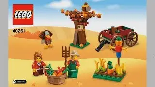 2017 LEGO City 40261 Thanksgiving Harvest - instruction timelapse
