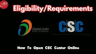 How To Open CSC Center Online (जन सेवा केंद्र)