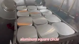 aluminum square disc and round plate