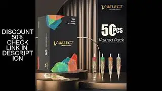 50pcs Mixed Sizes EZ V-Select Cartridge Tattoo Needle kits RL RS M1 CM Disposable Tattoo Needles Kit